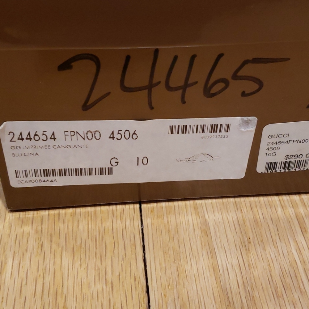 Mens Gucci Rubber Slides Size 10 - image 3